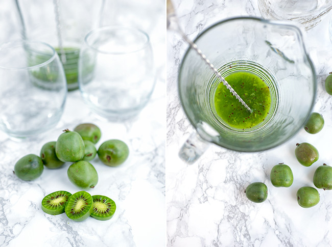 Bên cạnh làm trái cây ăn trực tiếp, kiwi tí hon còn dùng để làm mứt, sinh tố, bánh...Ảnh: Supergolden Bakes.