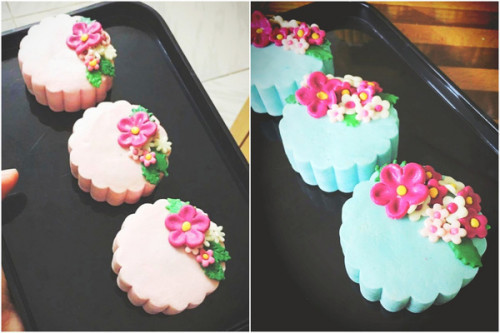 Thay vì họa tiết chìm, bánh 3D có họa tiết nổi lên trên mặt. Ảnh: Đời sống & pháp luật.