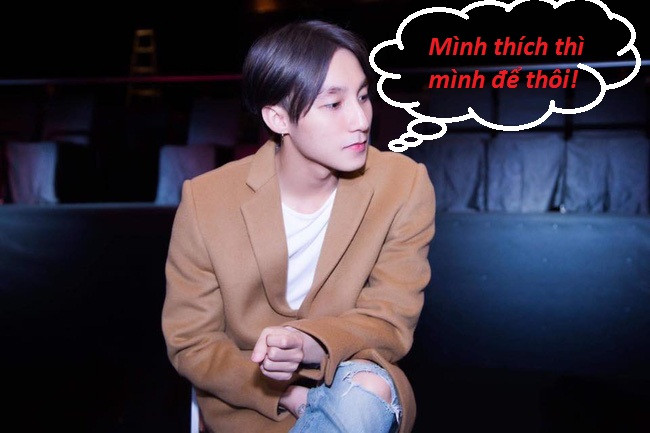Dựa theo câu nói "Mình thích thì mình..." của Sơn Tùng MTP trong một lần được phỏng vấn trên hình, một số dân mạng đã mượn đó để chế ảnh về mái tóc của anh.