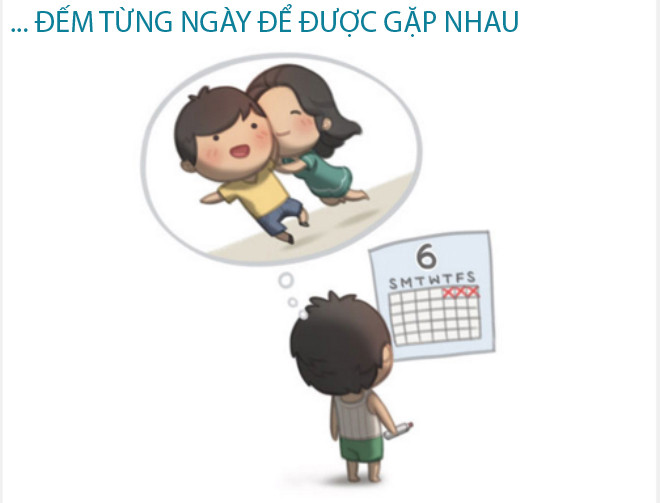 Họ đếm từng ngày để được bên nhau.