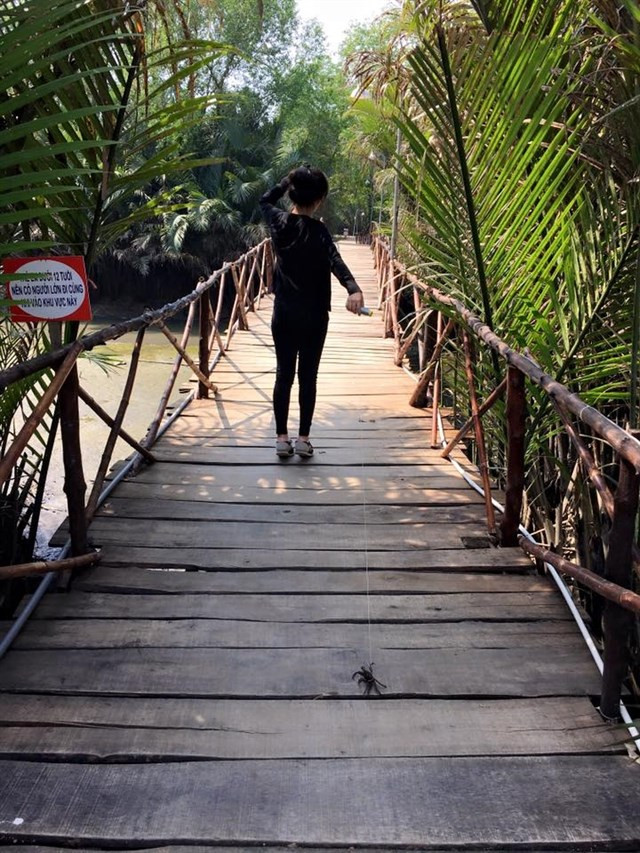Đặc biệt, đến nơi đây, bạn không chỉ cảm nhận được kiến trúc mới lạ của khu homestay "đầy chất nghệ" mà còn được tận hưởng vẻ đẹp thú vị như lạc bước đến ngôi làng nổi nào đó ở miền Tây.