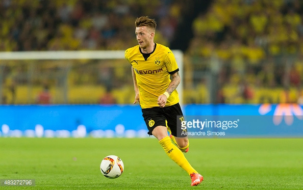 Không thể không kể tới Marco Reus trong danh sách này, tiền vệ người Đức đang trải qua một mùa giải đáng nhớ khi cùng với Henrikh Mkhitaryan cũng như Pierre-Emerick Aubameyang tạo nên một trong những bộ ba ấn tượng nhất châu Âu ở thời hiện tại.