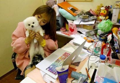 Mới đây, giới trẻ Trung Quốc đang rất thịnh hành với mode mang thú cưng đến cơ quan để giảm căng thẳng công việc trong giờ làm việc.