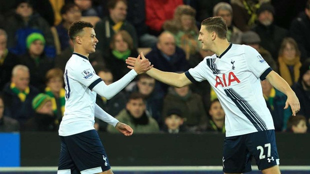 Thêm một cầu thủ nữa của Tottenham lọt vào danh sách những cầu thủ ghi bàn nhanh nhất xứ sở sương mù đó là Dele Alli khi cầu thủ này chỉ mất 1 phút 36 giây để có bàn thắng vào lưới Norwich City.