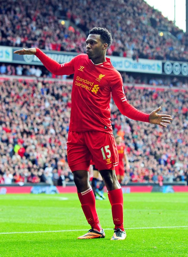 Vũ điệu chim sáo của Daniel Sturridge. Ảnh: Reuter