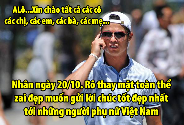 Dịp 20/10, phát đẹp nhận được rất nhiều lời chúc của đấng mày râu. Những lời chúc đầy dí dỏm và hài hước sẽ khiến những người phụ nữ yêu thương vui vẻ khi nhận được nó.