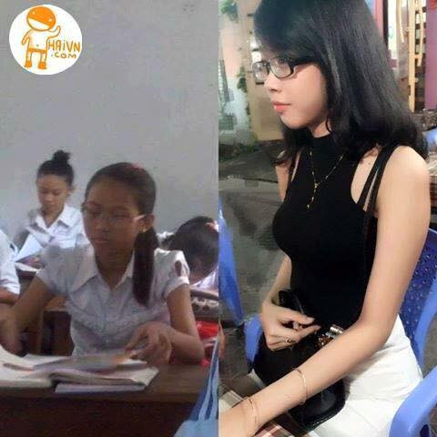 Thời gian vừa qua, lướt qua các trang mạng xã hội, sẽ không khó để tìm ra những ảnh mà các mỹ nữ xinh đẹp khoe kỷ niệm về một thời còn đen nhẻm sún răng của mình.