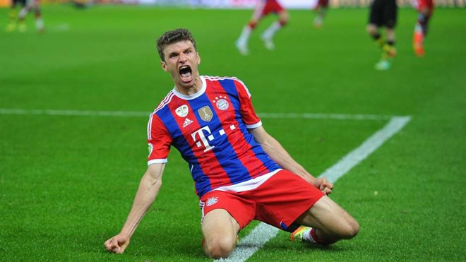Thomas Muller đã có 46 bàn thắng cùng 25 đường kiến tạo trong ba mùa giải làm việc cùng Pep Guardiola.