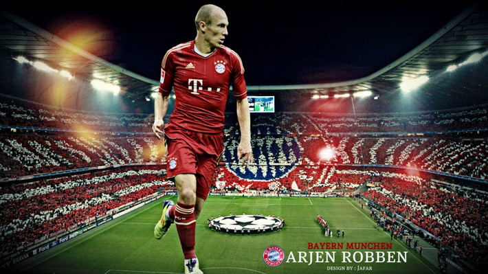 Trong màu áo Bayern Munich hiện tại, Arjen Robben vẫn là cái tên không thể thay thế dù đã 32 tuổi. Những pha đi bóng lắt léo cùng khả năng tạo đột biến cao là điểm mạnh của Robben.