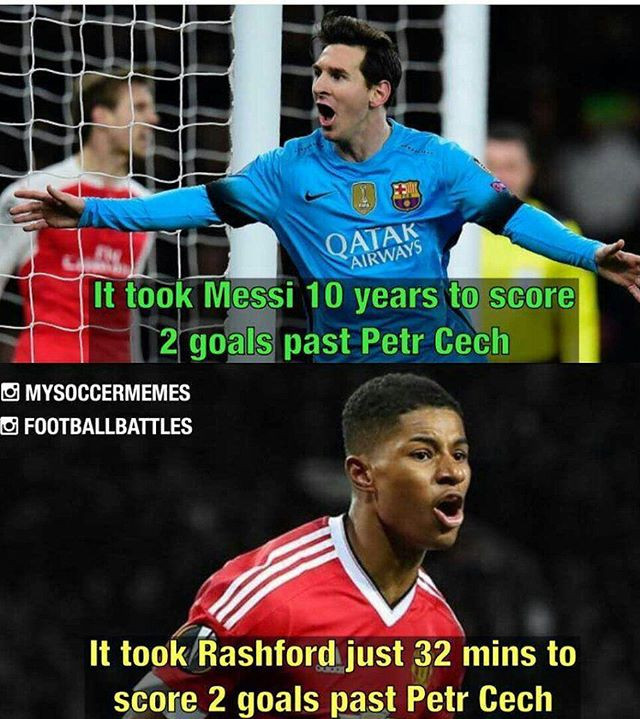 Rất nhiều sự so sánh tài năng giữa Rashford và các ngôi sao lớn như Messi hay Cris Ronaldo đã được cư dân mạng đưa ra những ngày qua khiến các CĐV của nửa đỏ thành Manchester "phổng mũi" về tài năng trẻ của mình.