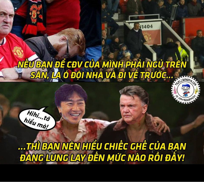 HLV Miura của ĐT Việt Nam đang cảm thấy đồng cảm với HLV của Man United là Luis Van Gaal khi chiếc ghế của mình đang bị lung lay.