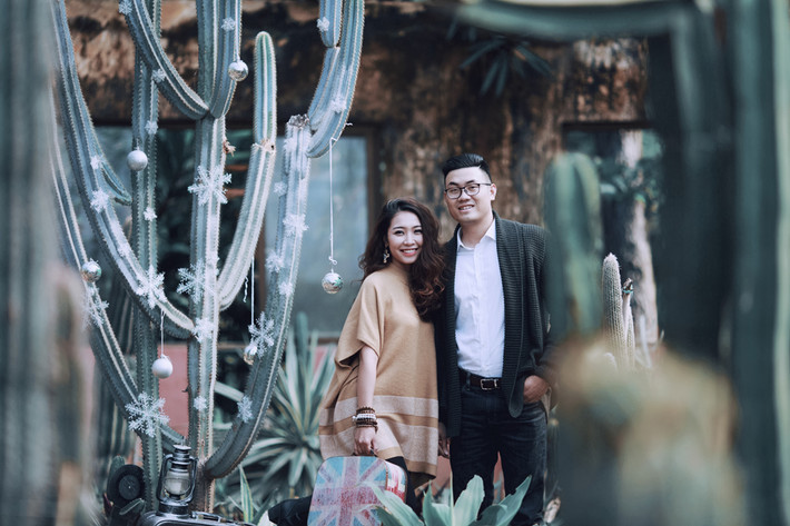 Thế nhưng, khi lên ảnh những cây xương rồng đã giúp người xem cảm nhận được độ "chất" và không đụng hàng.