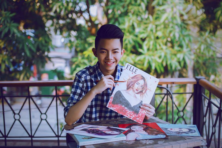 Thời gian gần đây, nam sinh 10X Phan Đăng Hoàng được cộng đồng mạng chú ý tới bởi tài vẽ tranh truyền thần đẹp như thật.