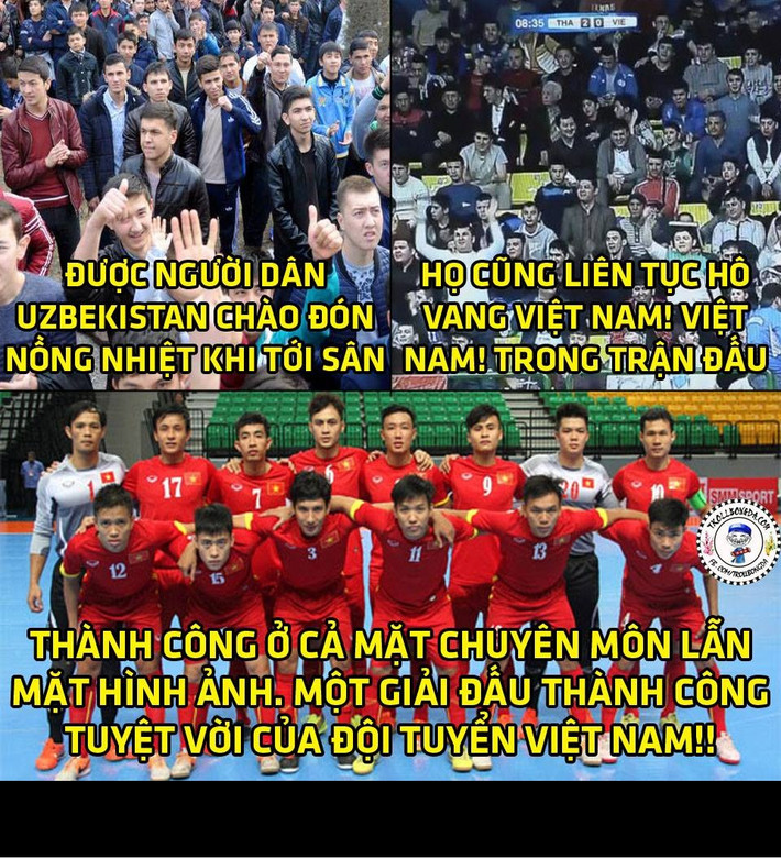 Các cầu thủ Futsal Việt Nam đã thành công cả mặt chuyên môn lẫn hình ảnh tại giải Futsal châu Á 2016 vừa qua.