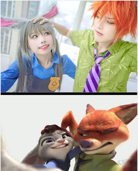 Hai cosplayer nổi tiếng xứ Trung là Tiểu Nhu và Tiểu Tiểu Bạch là chủ nhân của bộ ảnh độc đáo này.