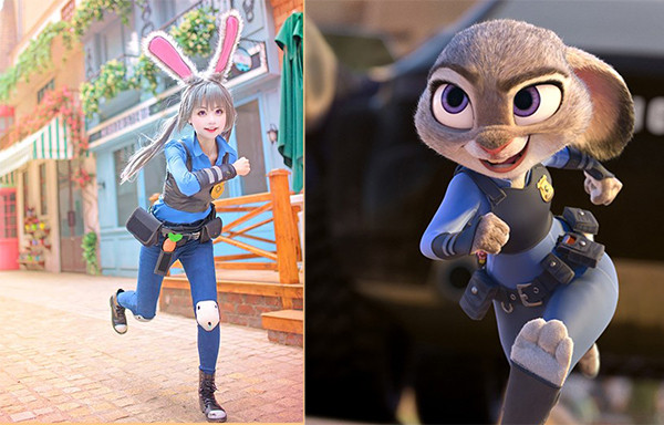 Bộ ảnh cosplay nhận được lượng like và share lớn vì ngoại hình long long như bước ra từ truyện tranh của hai cosplayer.