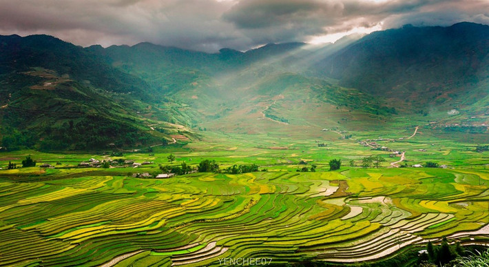 Đến miền sơn cước huyện Mù Cang Chải, tỉnh Yên Bái vào thời điểm này, du khách không còn được chiêm ngưỡng cảnh đổ nước vào ruộng bậc thang, do ở một số nơi bà con đã gần kết thúc vụ đổ ải, cấy mạ.