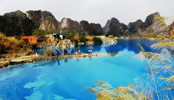 Với phong cảnh nên thơ hữu tình với những dãy núi đá vôi bao quanh, nơi được ví là "tuyệt tình cốc" của Hải Phòng trở nên vô cùng đặc biệt.