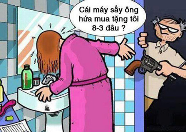 Khi đàn ông chơi khăm phụ nữ ngày 8/3.