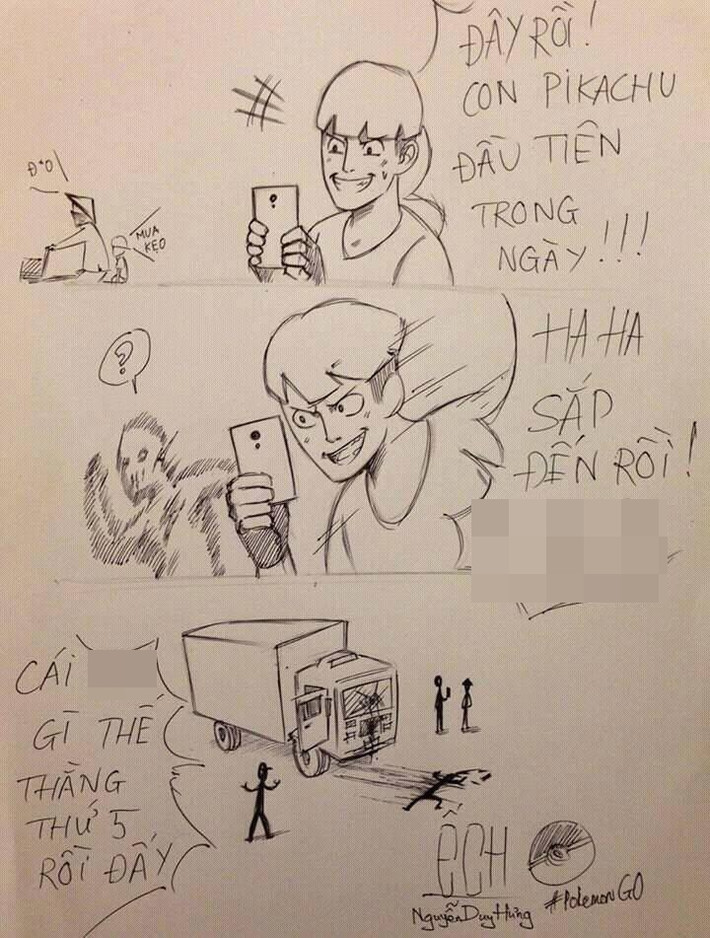 Để tham gia trò game này, người chơi phải ra đường để truy lùng những chú Pokemon trên bản đồ trong điện thoại. Điều này khiến cư dân mạng lo lắng về những vụ tai nạn giao thông có thể xảy ra với những "con nghiện" game mới này.