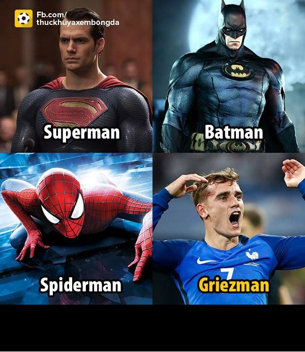 Siêu anh hùng thế giới nay đã thêm tên Antoine Griezmann.