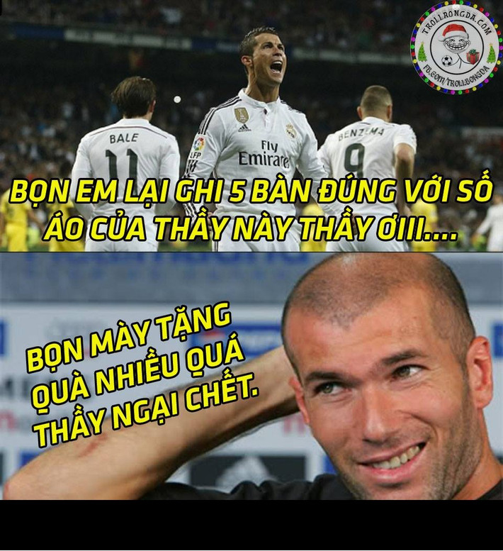 Tuần lễ ăn mừng Zidane làm tân HLV Real Madrid có vẻ chưa kết thúc khi đêm qua, CLB Hoàng gia Tây Ban Nha lại tiếp tục có chiến thắng hủy diệt 5-1 trước Sporting Gijon.