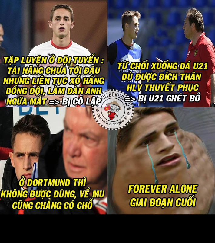 Bi kịch của Januzaj khi đi cũng dở mà ở cũng chẳng xong.