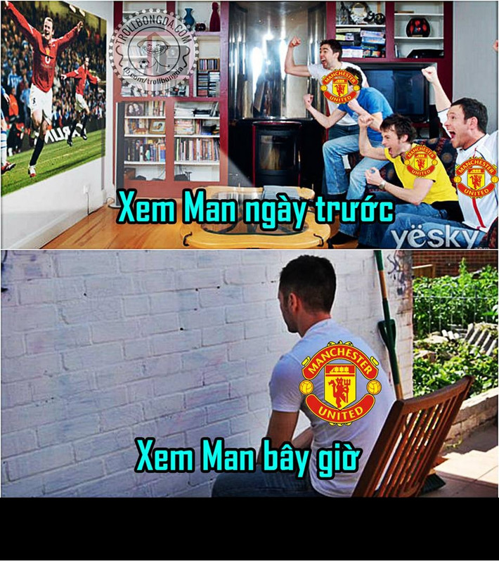 Ngày trước xem Man United thi đấu, các CĐV thường rất "tăng động" với những pha tấn công vô cùng đẹp mắt. Nhưng ngày nay đã khác khi NHM của đội bóng này khi chứng kiến đội nhà thi đấu như ngồi trước bức tường phòng ngự