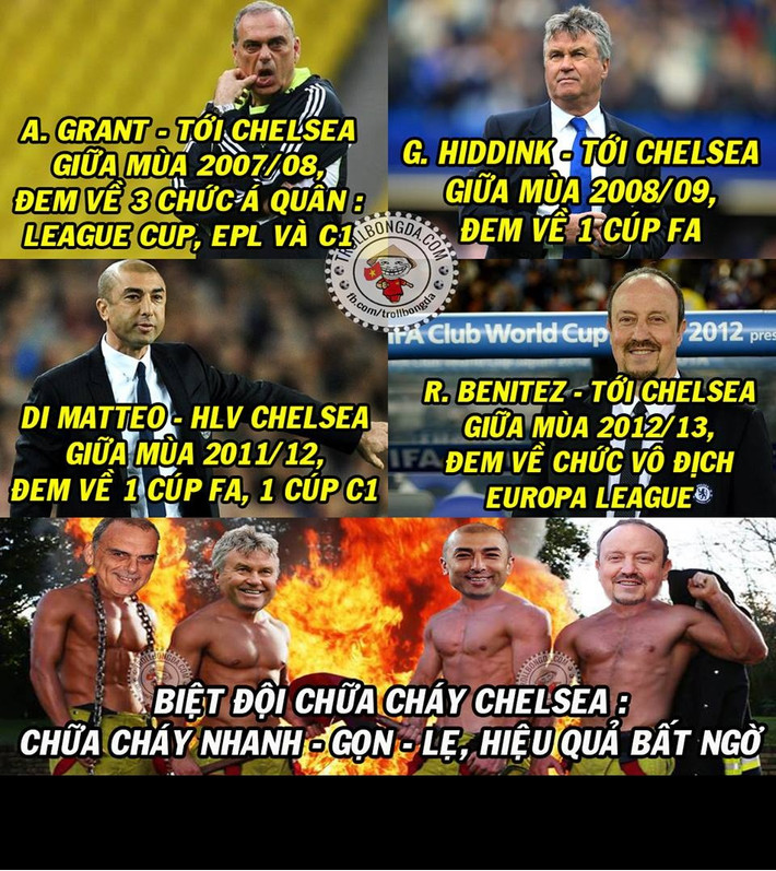 Theo truyền thống thì các HLV tạm quyền của Chelsea thì thường mang lại nhiều thành công cho đội bóng này.