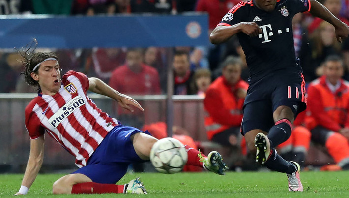 Atletico Madrid giữ sạch lưới trước hàng công hùng mạnh của Bayern, công lớn phải kể đến Filipe Luis. Sự cơ động của hậu vệ cánh người Brazil đã hạn chế rất nhiều sự nguy hiểm của Douglas Costa hay Arturo Vidal.