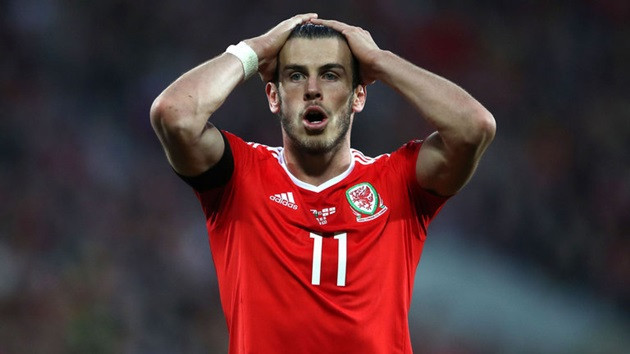 Sau lượt đầu vòng loại World Cup 2018 tuần qua, đội tuyển Xứ Wales của Bale chỉ có vỏn vẹn 6 điểm qua 4 lượt trận đấu. Ảnh: Goal.com.uk