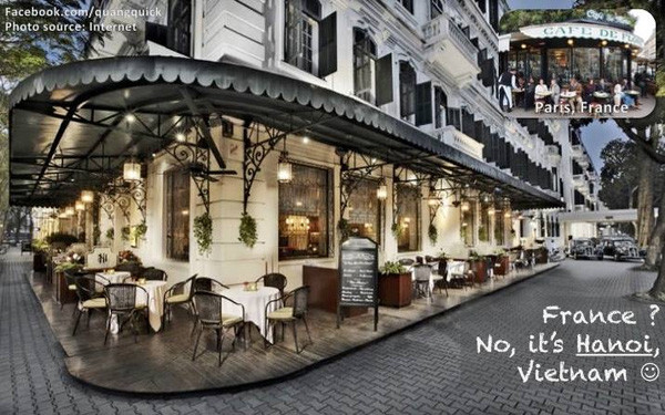 Góc phố Hà Nội đẹp chẳng kém cạnh gì Paris.