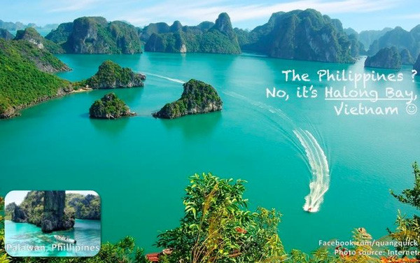 Đây là Vịnh Hạ Long của Việt Nam chứ không phải Philippines.