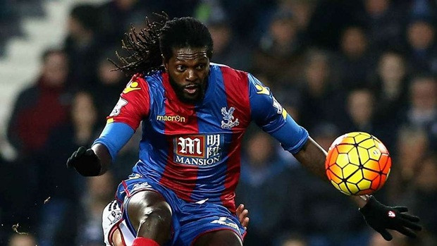 Emmanuel Adebayor gây thất vọng trong ngày Câu lạc bộ bóng đá Crystal Palace bại trận trước West Brom.