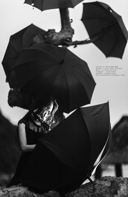 Ngay sau khi được đăng tải, bộ ảnh Black Umbrella của Tài Linh đã nhận được sự quan tâm và chia sẻ từ cư dân mạng.