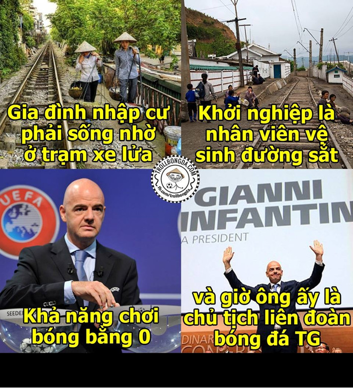 Xuất thân bần hàn, nhưng sự cố gắng đã giúp Gianni Infantino ông trở thành chủ tịch Liên đoàn bóng đá thế giới FIFA.