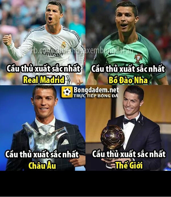 Nhiều người yêu mến Cris Ronaldo phải tung hô rằng: "2016 là năm của Ronaldo và đổi tên năm nay thành năm Ronaldo".