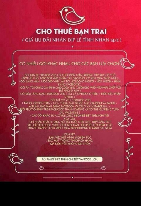 Bức ảnh chế thuê "gấu" dịp Valentine động vào lòng tự ái và làm tổn thương nặng nề về mặt tinh thần với dân FA.
