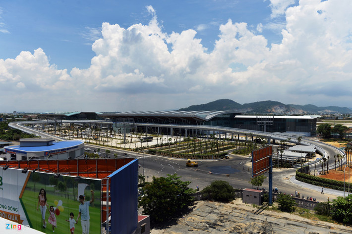 Toàn cảnh dự án mở rộng Sân bay quốc tế Đà Nẵng - nơi đầu tiên đón các đoàn khách quốc tế đến từ 21 nền kinh tế APEC. Ảnh: Hoàng Hà.
