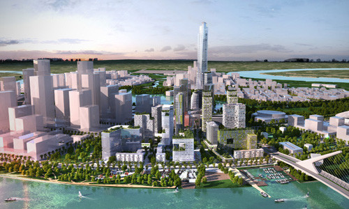 Mới đây, dự án Empire City, tổng vốn đầu tư 1,2 tỷ USD tại Khu đô thị Thủ Thiêm đã được trao giấy chứng nhận đầu tư. Empire city có tòa tháp đa năng cao 86 tầng, khi hoàn thành sẽ trở thành tòa tháp cao nhất Việt Nam, vượt nhà Keangnam Landmark 72 (Hà Nội) và The Landmark 81 cao 81 tầng (thuộc khu đô thị cao cấp Vinhomes Central Park).