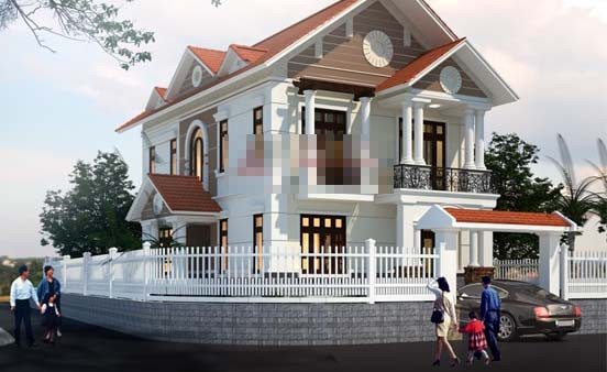 Không chỉ đẹp sang trọng, quý phái trong màu sắc và chất liệu, ngôi nhà còn thể hiện chất nghệ thuật trong từng chi tiết trang trí tỉ mỉ. Ảnh: Angcovat.