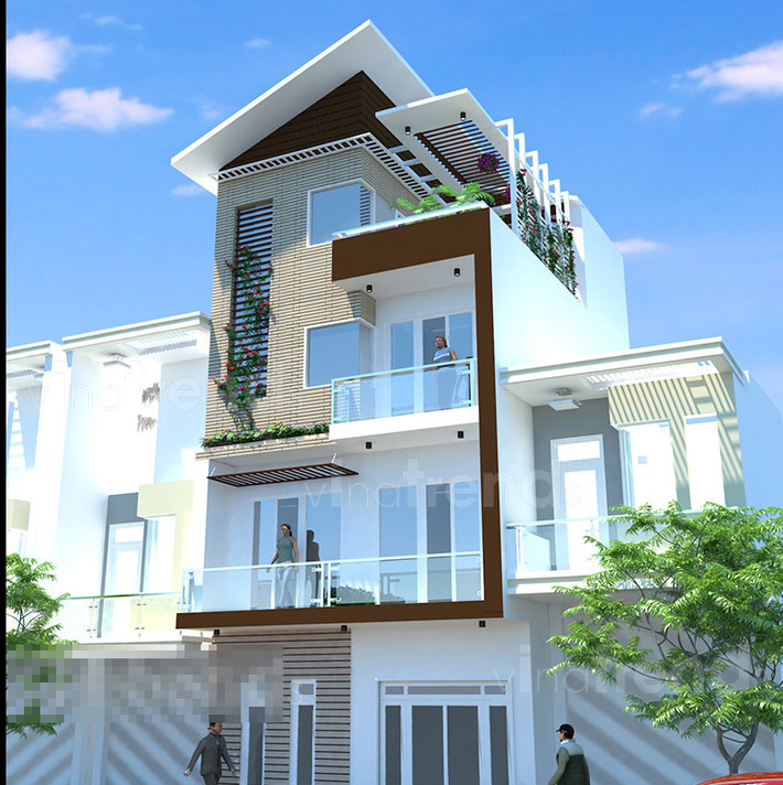 Cách trang trí ngoại thất là cầu nối đưa thiên nhiên hòa mình vào cuộc sống và đem đến cho ngôi nhà không gian gợi mở đầy sáng tạo. Ảnh: Vinatrends.
