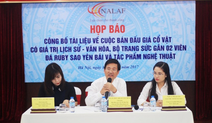 Ngày 10/7, Công ty Cổ phần Đấu giá số 5 Quốc gia đã chính thức thông báo về phiên đấu giá cổ vật vào ngày 19/8 tới đây tại Hà Nội. Ảnh: Plo.