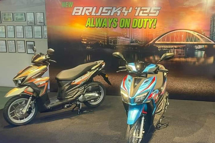 Đây là sản phẩm mà Kawasaki kết hợp với nhà sản xuất xe máy Malaysia Modenas. Brusky 125 mang thiết kế hiện đại, thể thao, và mang đồ họa trên thân xe một cách hấp dẫn.