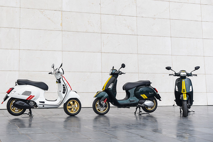 Phong cách của Vespa “Racing Sixties” được truyền cảm hứng từ những chiến thắng lẫy lừng của những huyền thoại thể thao, hoài niệm về những đường đua huyền thoại như đường đua Monaco hoặc Giải đua Monza Grand Prix, hoặc các giải vô địch lịch sử như Giải đua Targa Florio huyền thoại. Tuy vậy, tính hoài cổ cũng được tiết chế để tôn vinh tinh thần đương đại theo cách rất riêng của Vespa.