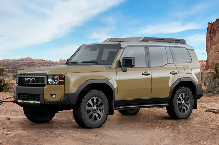 Dòng SUV việt dã Toyota Land Cruiser đã bị ngừng bán ở thị trường Mỹ. Tuy nhiên, khách hàng Mỹ vẫn có một lựa chọn khác khi muốn sở hữu xe mang thương hiệu Land Cruiser, đó là Toyota Land Cruiser Prado thế hệ mới. Khác với những thị trường còn lại, Land Cruiser Prado mới tại Mỹ lại được gọi bằng cái tên Toyota Land Cruiser.