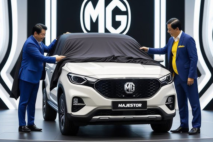 Mẫu xe SUV MG Majestor 2025 mới sẽ cạnh tranh cùng các đối thủ sừng sỏ như Toyota Fortuner và Ford Everest. Majestor được phát triển trên nền tảng khung gầm Maxus D90 và LDV D90 sẵn có từ tập đoàn SAIC. Thiết kế của xe cũng được cải tiến từ mẫu MG Gloster cũ.