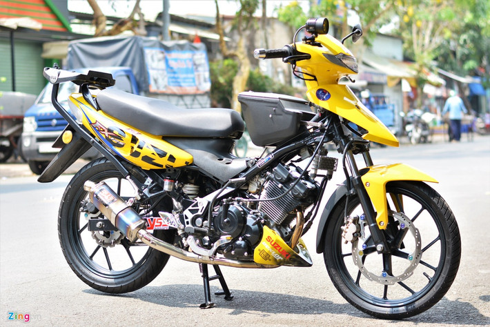 Chiếc xe trong bài vẫn được giữ nguyên thiết kế tổng thể so với Suzuki FX nguyên bản, tuy nhiên những nâng cấp lặt vặt như ốc, đồng hồ, giảm xóc... cũng đã khiến chủ nhân mất đi vài chục triệu đồng. Mặc dù hiện tại Suzuki đã không còn sản xuất FX, nhưng dòng xe côn tay này vẫn được nhiều người săn đón nhờ kiểu dáng độc đáo của mình.