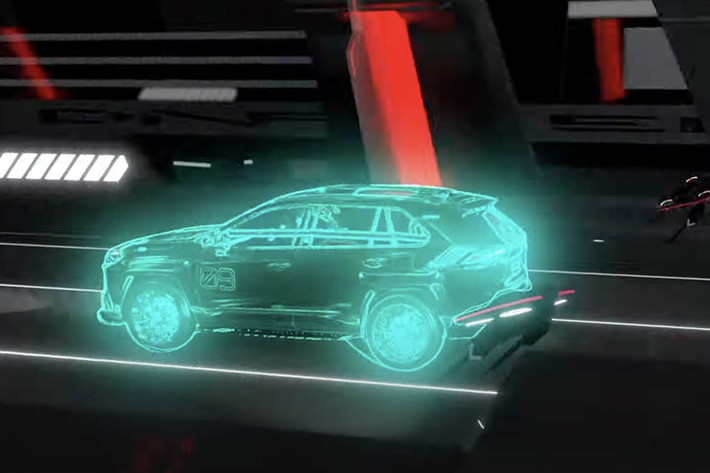 Theo hãng, "Dark Side Performance" sắp được giới thiệu tại Tokyo Auto Salon là một mẫu xe concept kỳ bí và hiện đại, mang đến một diện mạo mới cho RAV4, khác biệt hoàn toàn với hình ảnh ngoài trời thường thấy.