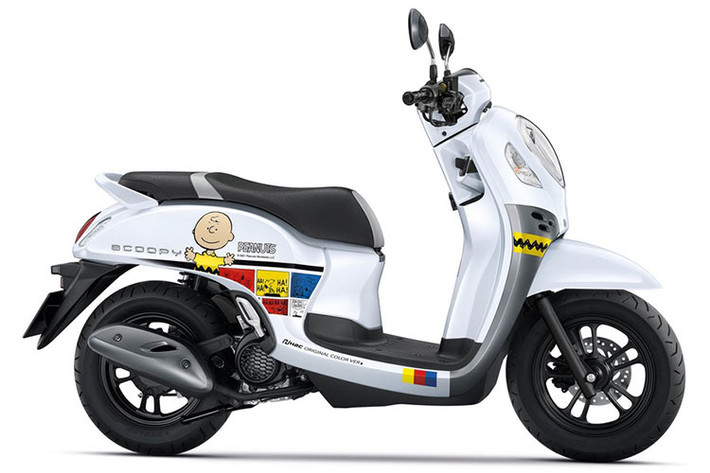 Theo đó, phiên bản Honda Scoopy 2021 đặc biệt này sẽ được sản xuất giới hạn chỉ 4.000 chiếc trên toàn thế giới dưới bộ tem Snoopy - một nhân vật hoạt hình nổi tiếng.
